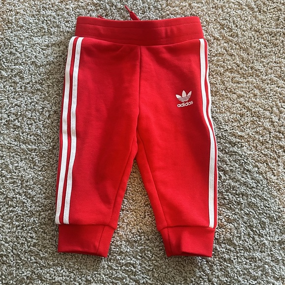 New! Adidas Red matching sweatsuit - Picture 3 of 3